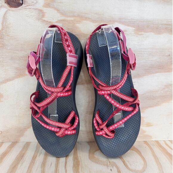 Chaco - ZX2 Strappy Toe Loop - Sandals - Red/Black - Women's - W9 - Picture 7 of 9